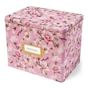 Magnolia Tin Greeting Card Storage